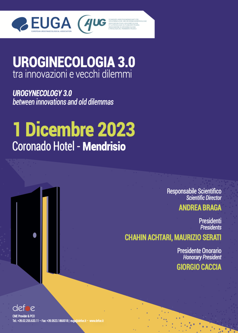 Euga UROGYNECOLOGY 3.0 BETWEEN INNOVATIONS AND OLD DILEMMAS – Euga